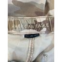 American Eagle AEO Stretch Camo Denim Jogger Pants Elastic Waist & Cuffs EUC Sz 12 Cotton Tan Photo 4