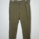 Mountain Hardwear Mountain Hardware Womens Twill Ankle Pants Size 14 Olive Straight Leg Jean Photo 0