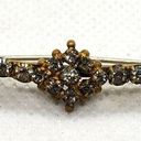 Vintage Gold Rhinestone Brooch Gold Photo 0