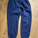 Nike women’s  navy sweatpant joggers medium Photo 3