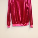 Maeve Anthropologie Pink Candace Velvet Long Sleeve Stretch Top Sz XS Photo 3