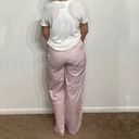 Banana Republic  Pink Striped Pajama Pants Sz M Photo 8