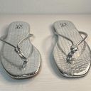 New York And Company NWOT  sandals in silver Size 6.5-7 /37 Photo 4