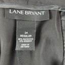 Lane Bryant The Lena Moderately Curvy Fit Wide Leg Trouser Black - Women Size 24 Photo 7