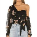 Majorelle NWT Revolve  Aileen Floral One Shoulder Blouse Size Small Photo 14