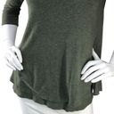 J.Jill  Pure Jill Womens Size XS Green TShirt Top Round Neck Comfort Photo 2