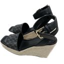 DKNY Calima Ankle Strap Espadrille Wedge Sandals NWOB Photo 5