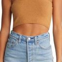 Nordstrom NEW  Open Edit wool blend neutral knit bandeau tube top size medium Photo 0