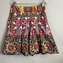 CAbi  Ashbury Multi Media Retro Floral A line Skirt Photo 0