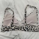 Aerie longline V Scoop Bikini Top Leopard Photo 2