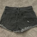 PacSun black ripped jean shorts Photo 1