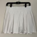 Lululemon Tennis Time Skirt 15" Size 8 High Rise Under Shorts With Pockets READ White Photo 2