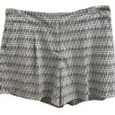 Ann Taylor Pleated Dress Shorts in Geometric Pattern Photo 0