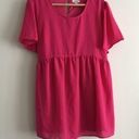 Isabel Maternity 3/$15 -  Crewneck Short‎ Sleeves Dress Belt Pink Womens S… Photo 0