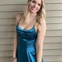 Lucy in the Sky Teal Maxi Dress Photo 2