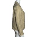 The Territory Ahead  Jacket Womens Medium Tan Pleated Blazer Neutral Minimalist Photo 1