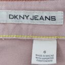 DKNY Y2k  Pink Jeans High Rise Cropped Straight Leg Mom Jeans Size 6 Photo 6