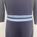 Draper James Solid Persley Ponte Dress Blue Navy Photo 5