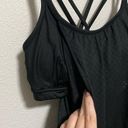 Athleta  Black Tanktop with Built in Sports Bra Photo 2