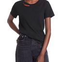 n:philanthropy  Harlow BFF Distressed Short Sleeve Tee in Black Photo 15