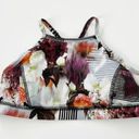 Anthropologie [] Pure + Good Floral Mixed Print High Neck Sports Bra Size Small S Photo 0