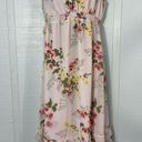 Isabel Maternity  Pink Floral Maxi Dress Size Medium EUC Photo 1