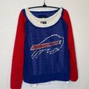 NFL Buffalo Bills  Team Apparel Scoop Neck Eyelet Long Sleeve w/ Tank Top Sz M Photo 0