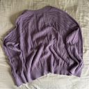 Joie  Lavender Chunky Soft Cable Knit Cardigan Photo 3