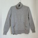 Sweaty Betty  Hampstead Cashmere Sweater Long Sleeve Turtleneck Gray Size Small Photo 3