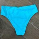 Relleciga NWT  Paris blue high waist bikini bottom large Photo 2