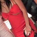 Charlotte Russe red bodycon ribbed cutout dress Photo 0