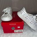 GUESS NWT  white sneakers with patchwork logo Limited Edition Dead Stock Photo 0