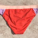 The Bikini Lab Pink and Orange Colorblock  Swim Bottoms Photo 12