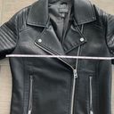 Topshop Rosa Biker Leather Jacket Photo 3