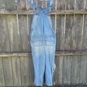 Wild Fable Denim Destroyed Distressed Overalls | M Photo 3