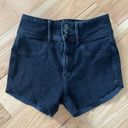 American Eagle  360 Super Stretch Super Hi-Rise Jegging Black Shorts Size 4 Reg Photo 0