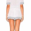 l*space L*  Spring Fling white short sleeved romper with embroidery Photo 1
