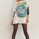 Nirvana UO Urban Outfitters  Distressed T-Shirt Dress Large XL Tee 90s Grunge Photo 14