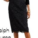 Ralph Lauren Lauren  Sheer Black Lace Party Event Pencil Skirt NWT Size 4 Photo 1