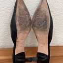 Brighton Vintage  “Pamela” Black Leather Pointy Heeled Mules Size 6M Photo 12