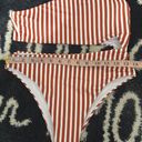 One Piece One Shoulder High Waist Striped  Bathing Suit Photo 6