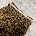 HAVE LA Corduroy Cheetah animal print belted paper bag Shorts brown black small Photo 5