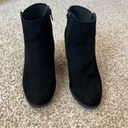 mix no. 6 Black Suede Booties Acosa Size 6 Photo 1