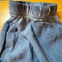 cupio  Women’s Large pull-on joggers indigo blue wash 100% Viscose Lightweight Photo 6