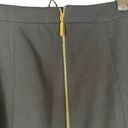 Carmen Marc Valvo  Double Faux Button Detail Straight Pencil Skirt Women Sz 2 Photo 7