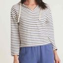 Marine layer  Playa Hoodie Stripe Sweater Top
Coastal Large Cotton Blend Photo 5