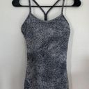 Lululemon  Sports Bra Top Womens Size 2 Grey Slim Padded DriFit Off Shoulder Photo 0