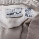 Cabin creek Vintage  Ecru Embroidered Safari Linen Blend Camp Shirt Size Large Photo 5