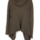 Betabrand  Women's Size S/M Open Front Cardigan Wool Sweater Long Sleeve Brown Photo 1