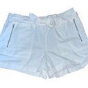 New York & Co. Linen Blend Belted Paper Bag Waist Shorts  Photo 0